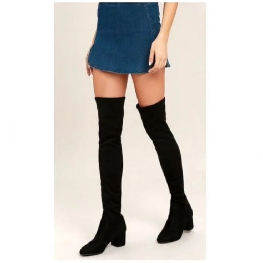 Steve madden isaac over the knee boots size 8
